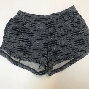 ATHLETA‎ ARIEL Stellar Gray & Black Workout Running Shorts size XS